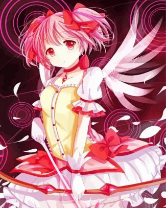 Madoka Kaname Anime Girl diamond painting