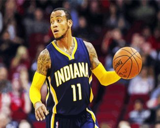 Monta Ellis Indiana Pacers diamond painting