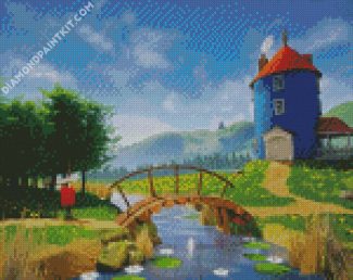 Moomin World diamond painting