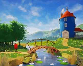 Moomin World diamond painting