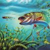 Musky Fish diamond painting