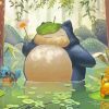 My Neighbor Snorlax diamond painting