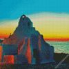 Mykonos Church Paraportiani At Sunset diamond painting