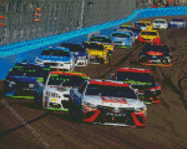 Nascar Race diamond painting