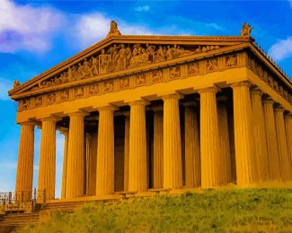 Nashville Parthenon diamond painting