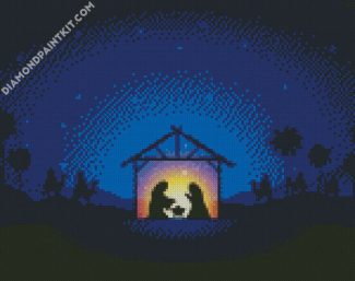 Nativity Scene diamond painting