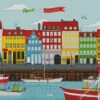 Nyhavn Copenhagen diamond painting