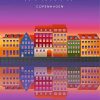 Nyhavn Copenhagen Poster diamond painting