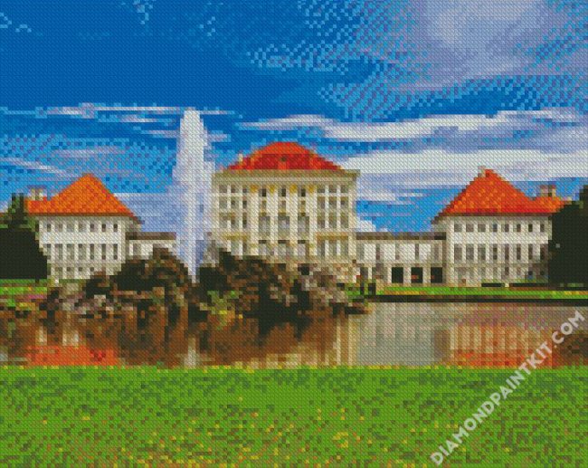 Nymphenburg Palace Munich diamond painting