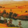 Oasis Desert diamond painting