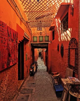 Old Alley In Morocco diamond painting