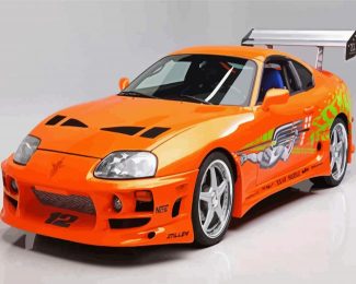 Orange Supra diamond painting