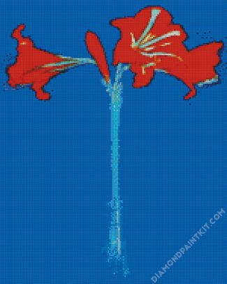 Piet Mondrian Amaryllis diamond painting