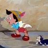 Pinocchio And Figaro diamond painting