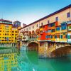 Ponte Vecchio Florence diamond painting