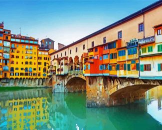 Ponte Vecchio Florence diamond painting