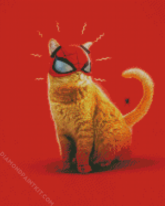 Powerful Spider Cat diamond painting