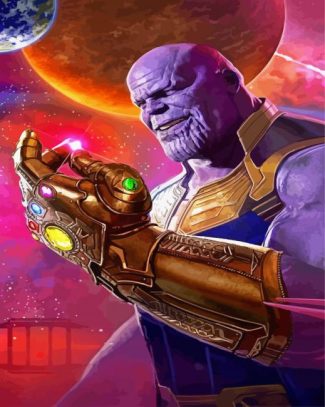 Powerful Thanos diamond painting