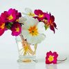 Primrose Flowers In Glass diamond painting