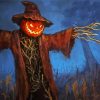 Pumpkin Head Scarecrow diamond painting