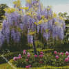 Purple Wisteria Tree diamond painting