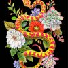 Python Snake And Succulent diamond painting