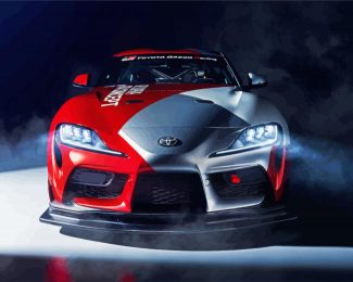 Red And Grey Supra diamond painting