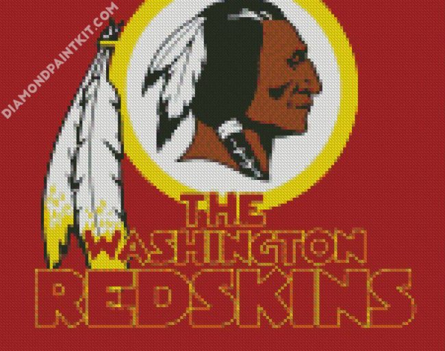 Redskins Logo diamond painting