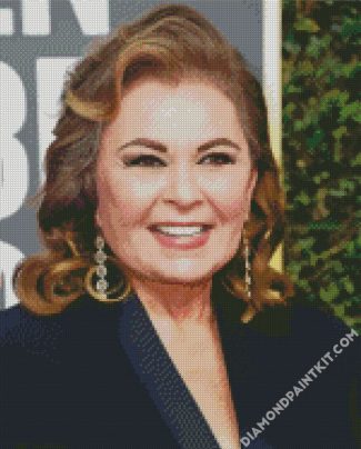 Roseanne Barr Actress diamond painting