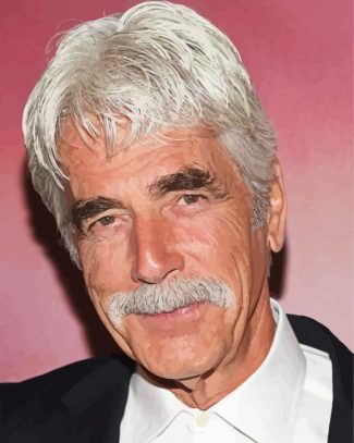 Sam Elliott Voice Actor diamond painting