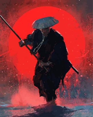 Samurai Art diamond painting