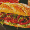 Sandwich Food diamond painting