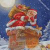 santa Christmas gifts diamond painting