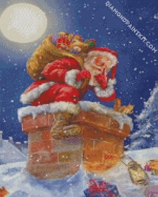 santa Christmas gifts diamond painting