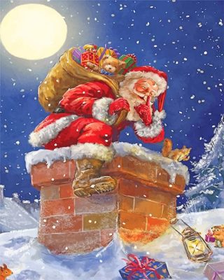 Santa Christmas Gifts Diamond painting