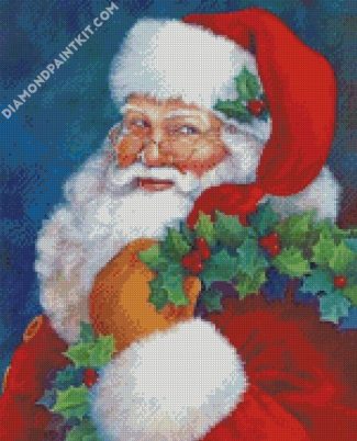 santa diamond painting