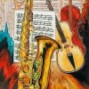 Saxophonist Art diamond painting