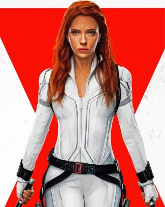 Scarlett Johansson Black Widow Movie diamond painting