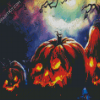 Scary Pumpkins diamond painting