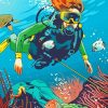 Scuba Diver diamond painting