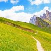 Seceda Mountain Italy diamond painting