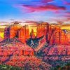 Sedona Arizona Mountains diamond painting