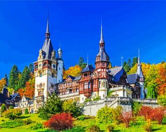 Sinaia Peles Castle diamond painting