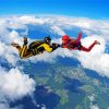 Skydiving Illustration diamond painting