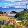 snowdonia national park Lighthouse anglesey diamond painting