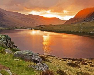 Snowdonia National Park diamond painting