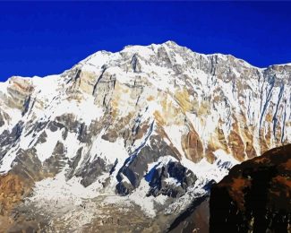 Snowy Annapurna diamond painting