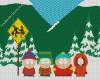 South Park diamond painting