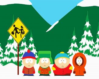 South Park diamond painting