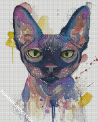 Sphynx diamond painting